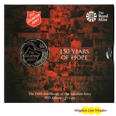 2015 BU £5 Crown Pack - 150th Anniversary Salvation Army